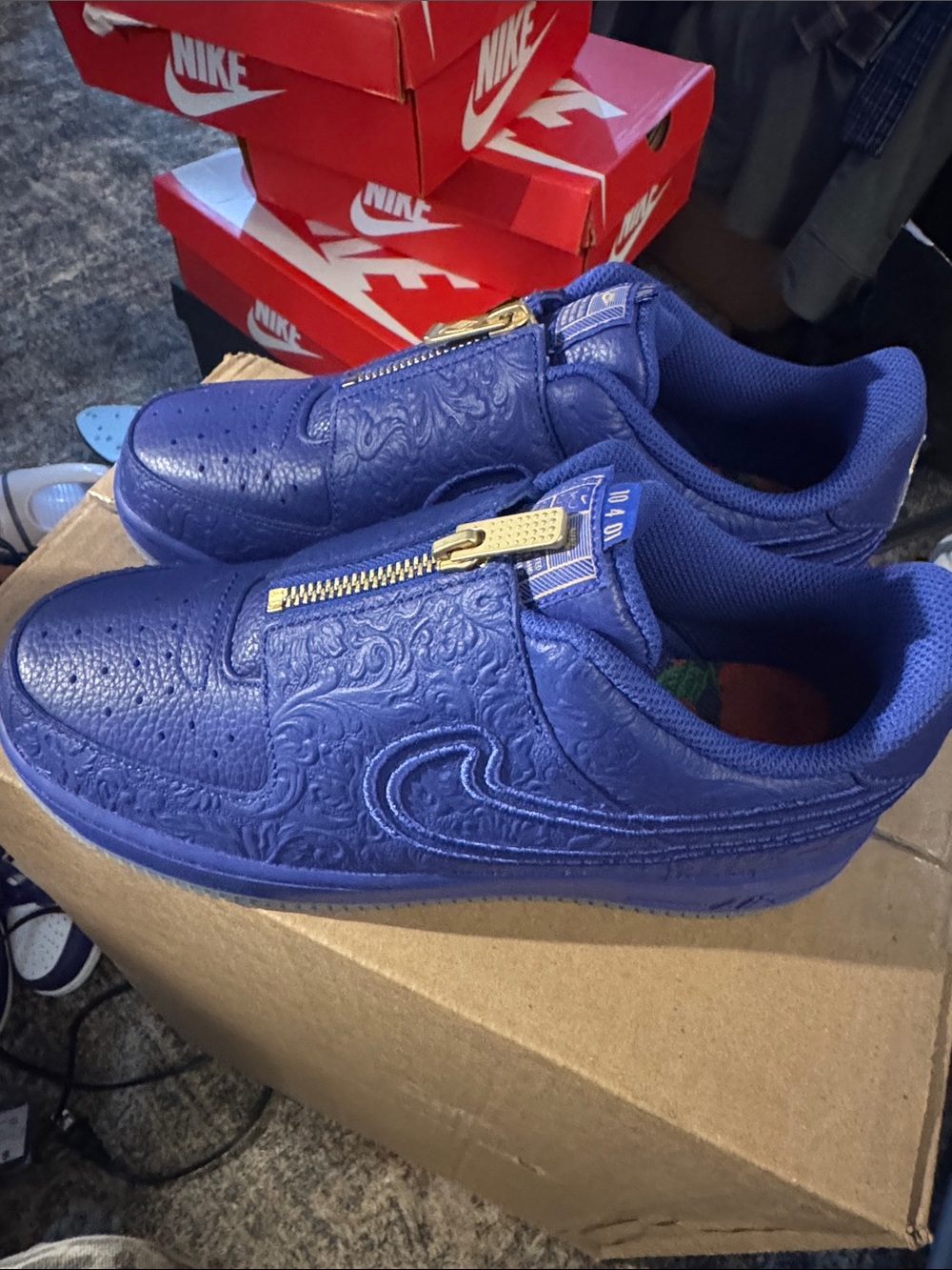 Nike Women's x Serena Williams Design Crew Air Force 1 LXX "Lapis size 8.5